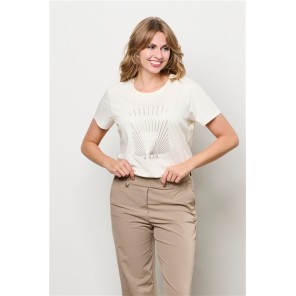 Andco Woman T-shirt Soleil Beige